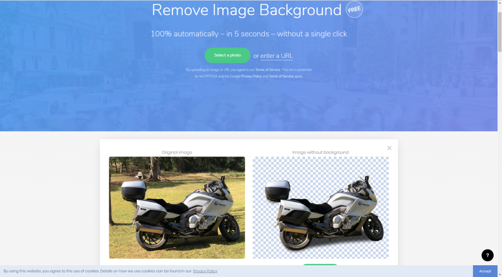 Remove Image Background BMW K1600GT